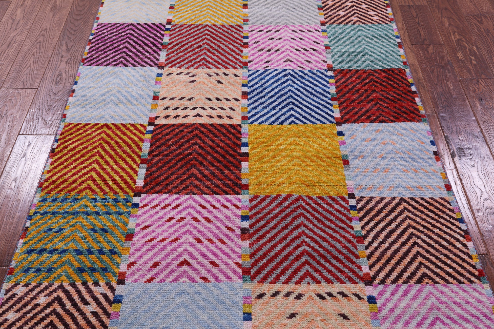 Tribal Moroccan Hand-Knotted Wool Rug - 4' 1" X 6' 0" - Golden Nile