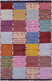 Tribal Moroccan Hand-Knotted Wool Rug - 4' 1" X 6' 0" - Golden Nile