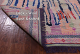 Tribal Moroccan Handmade Wool Rug - 4' 2" X 6' 0" - Golden Nile