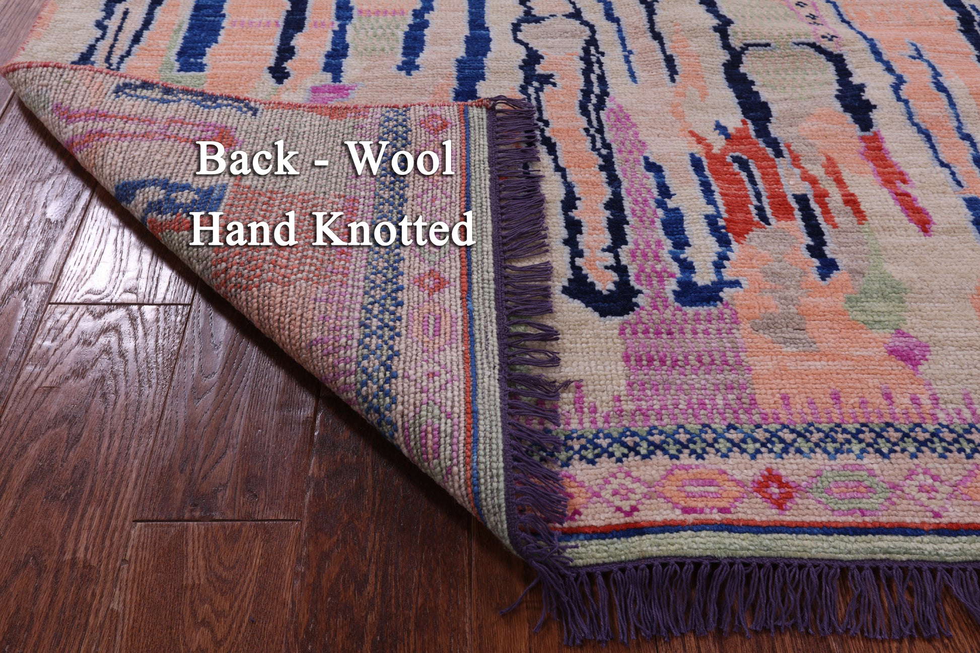 Tribal Moroccan Handmade Wool Rug - 4' 2" X 6' 0" - Golden Nile