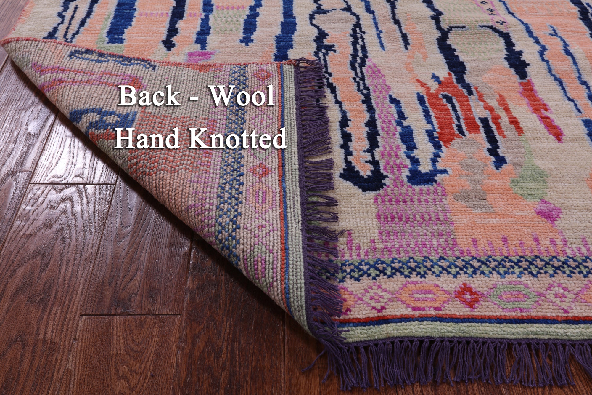 Tribal Moroccan Handmade Wool Rug - 4' 2" X 6' 0" - Golden Nile