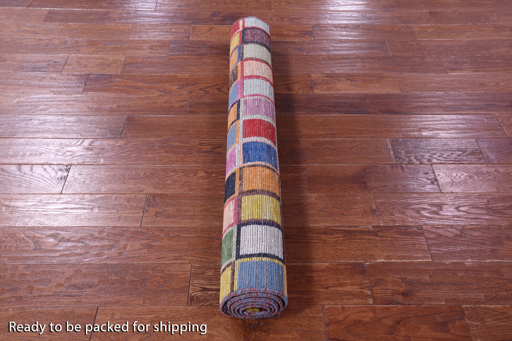 Tribal Moroccan Hand Knotted Wool Rug - 4' 1" X 5' 11" - Golden Nile