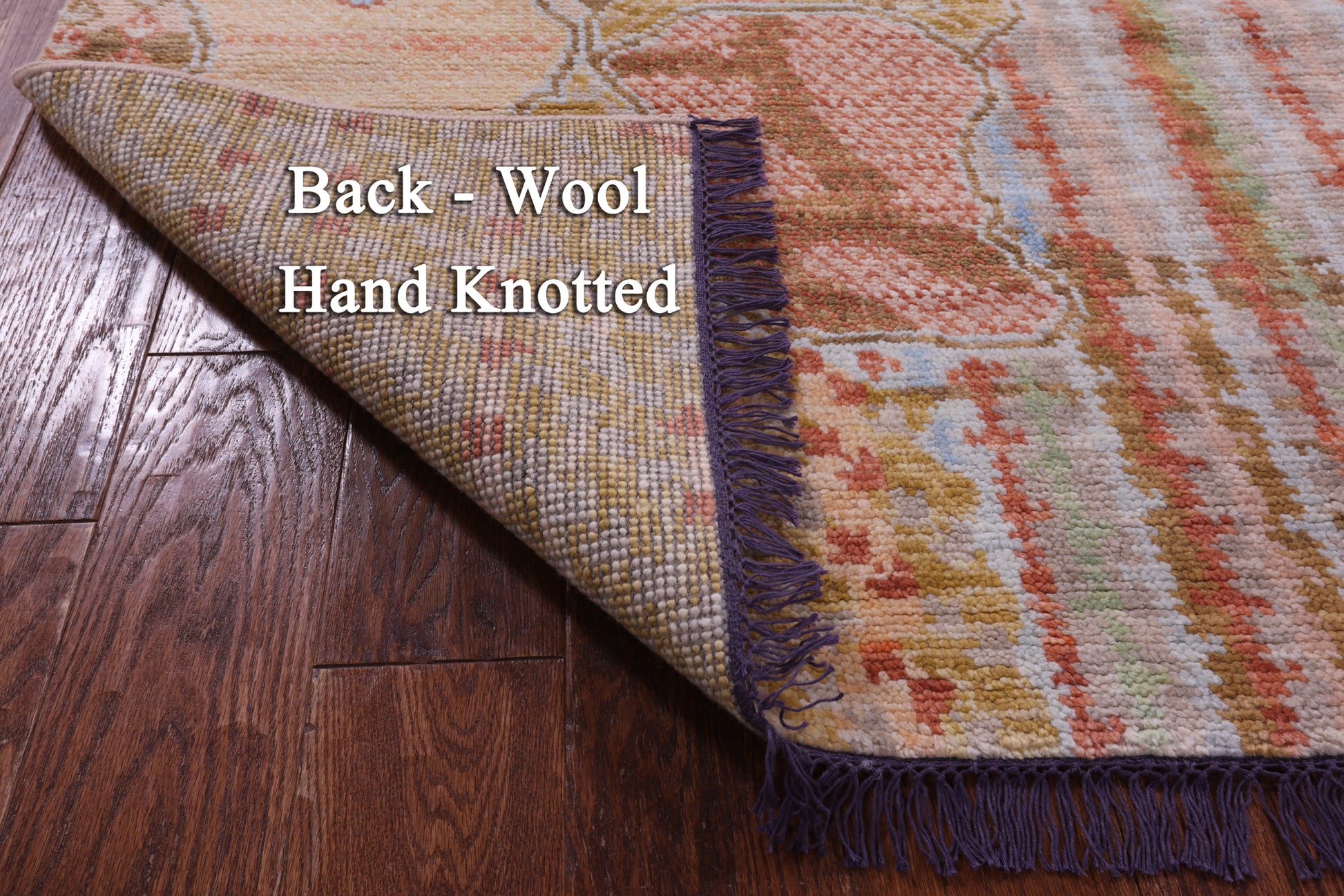 Tribal Moroccan Hand Knotted Wool Rug - 4' 1" X 6' 1" - Golden Nile