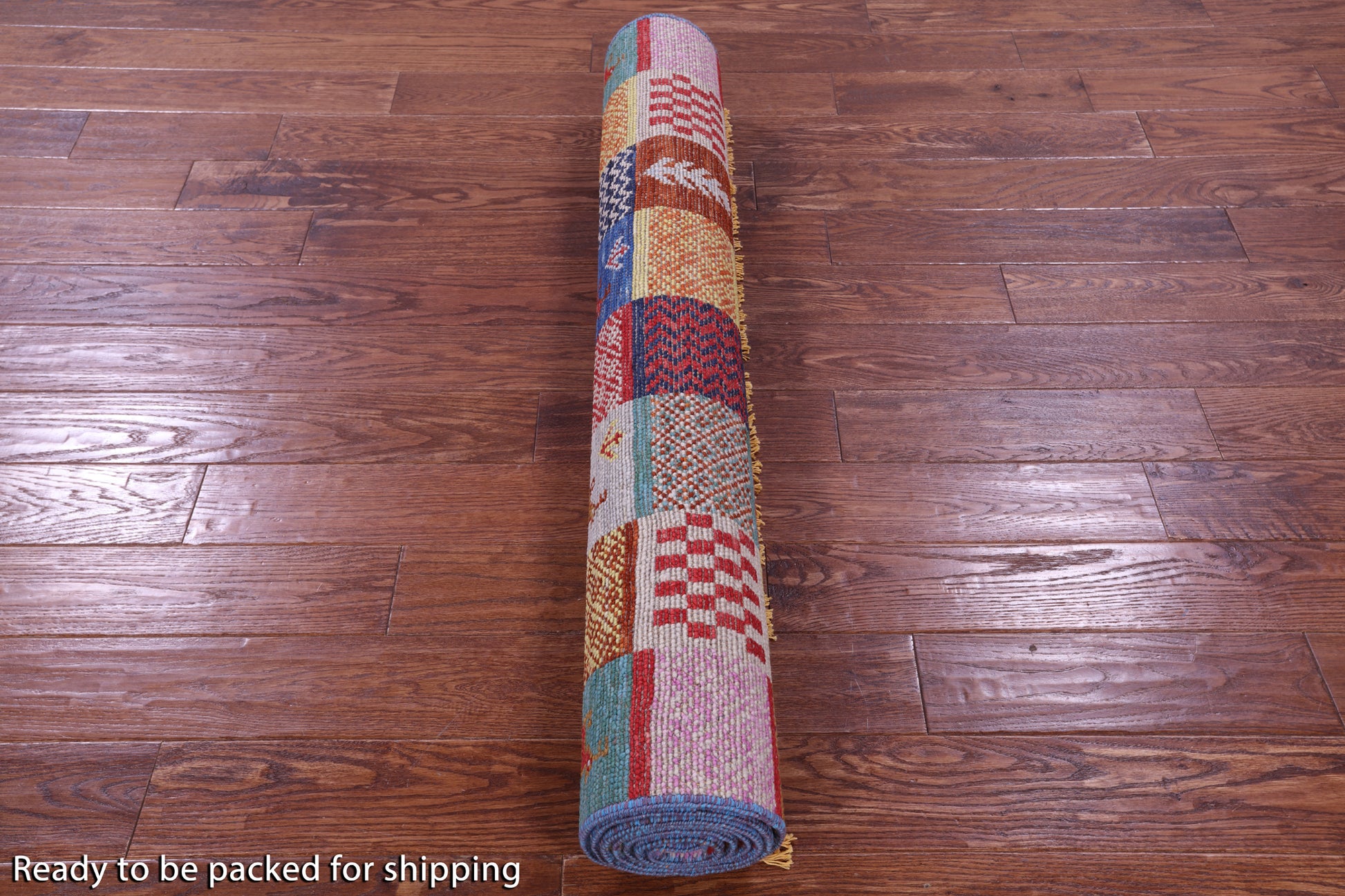 Tribal Moroccan Handmade Wool Rug - 4' 4" X 7' 11" - Golden Nile