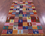 Tribal Moroccan Handmade Wool Rug - 4' 4" X 7' 11" - Golden Nile
