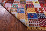 Tribal Moroccan Handmade Wool Rug - 4' 4" X 7' 11" - Golden Nile