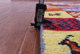 Tribal Moroccan Handmade Wool Rug - 4' 4" X 7' 11" - Golden Nile