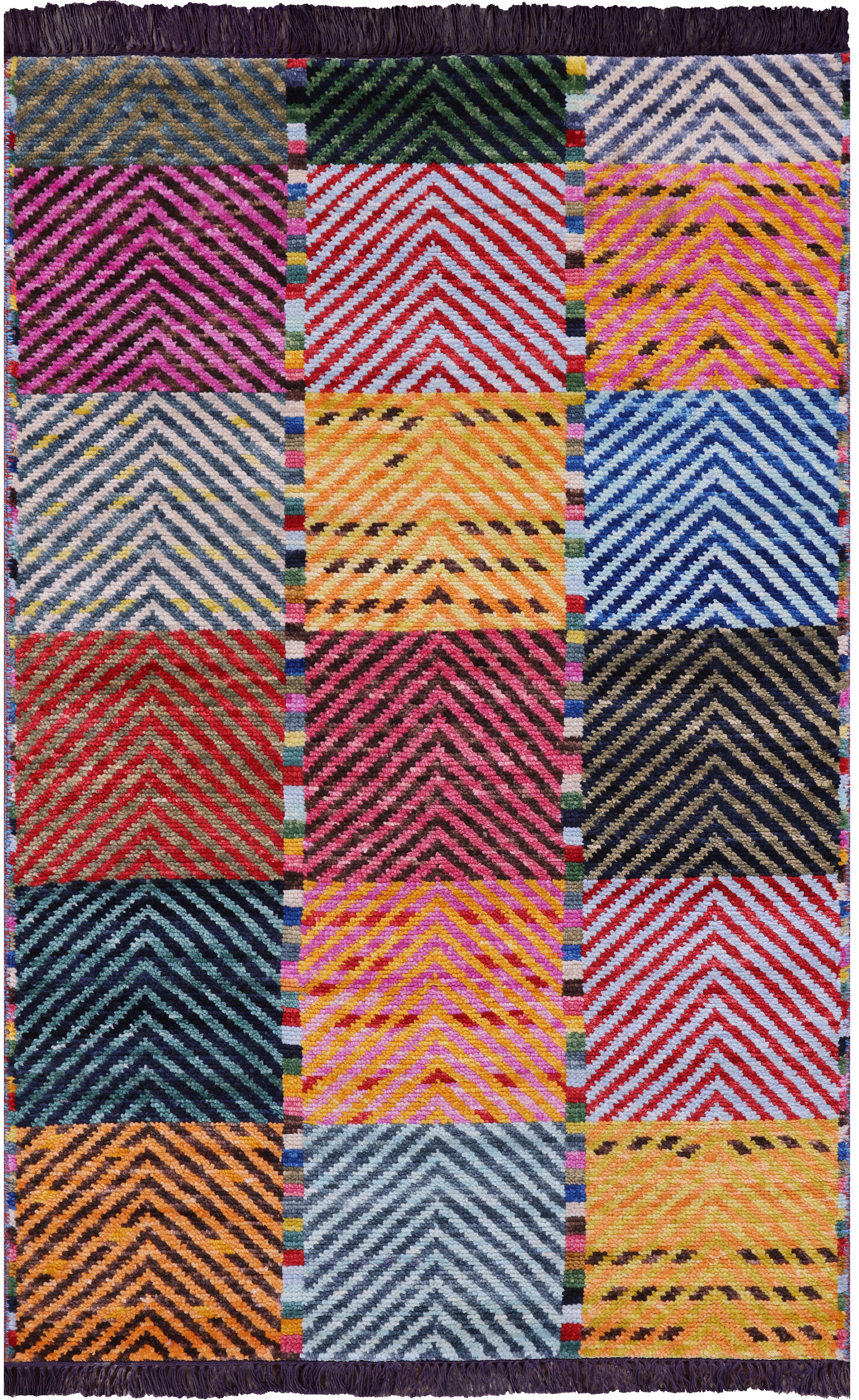 Tribal Moroccan Handmade Wool Rug - 3' 2" X 5' 0" - Golden Nile