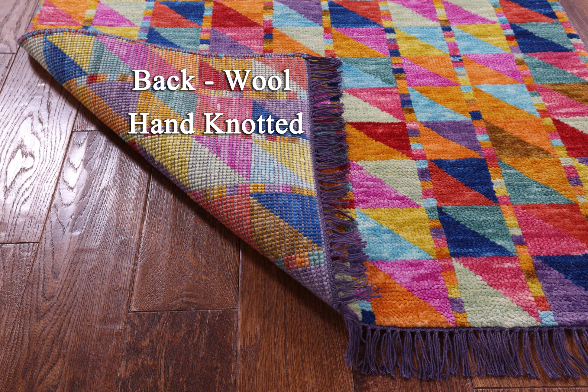 Tribal Moroccan Hand Knotted Wool Rug - 3' 1" X 5' 0" - Golden Nile