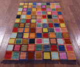 Tribal Moroccan Handmade Wool Rug - 3' 1" X 5' 0" - Golden Nile