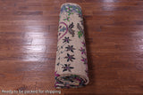 Persian Fine Serapi Hand Knotted Wool & Silk Rug - 8' 0" X 10' 1" - Golden Nile