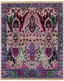 Persian Fine Serapi Hand Knotted Wool & Silk Rug - 8' 0" X 10' 1" - Golden Nile
