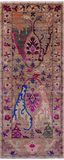 Persian Fine Serapi Handmade Wool & Silk Runner Rug - 4' 1" X 10' 0" - Golden Nile