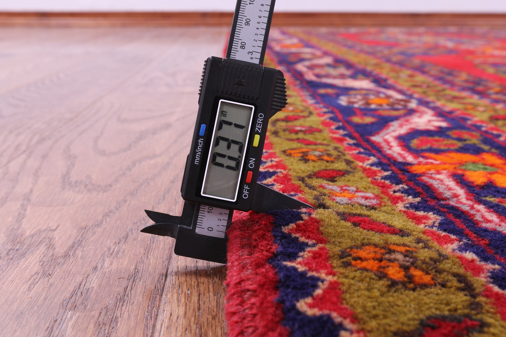 Persian Tabriz Handmade Wool Rug - 3' 5" X 13' 5" - Golden Nile