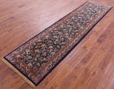 Turkish Oushak Handmade Wool Rug - 2' 7" X 9' 11" - Golden Nile