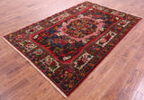 Persian Hand Knotted Wool Rug - 5' 6" X 8' 4" - Golden Nile