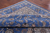 Persian Nain Handmade Wool & Silk Rug - 9' 9" X 14' 0" - Golden Nile