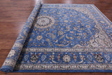 Persian Nain Handmade Wool & Silk Rug - 9' 9" X 14' 0" - Golden Nile
