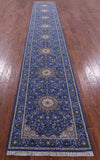 Persian Nain Hand Knotted Wool & Silk Rug - 2' 9" X 18' 2" - Golden Nile