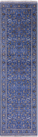 Persian Nain Handmade Wool & Silk Rug - 2' 9