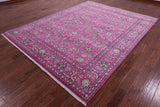 Persian Nain Hand Knotted Wool & Silk Rug - 8' 1" X 10' 2" - Golden Nile
