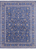 Persian Nain Hand Knotted Wool & Silk Rug - 9' 0" X 12' 1" - Golden Nile