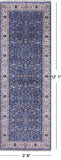 Persian Nain Hand Knotted Wool & Silk Rug - 2' 8" X 12' 1" - Golden Nile