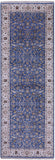 Persian Nain Hand Knotted Wool & Silk Rug - 2' 8" X 12' 1" - Golden Nile
