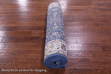 Persian Nain Hand Knotted Wool & Silk Rug - 2' 8" X 12' 1" - Golden Nile