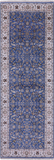 Persian Nain Handmade Wool & Silk Rug - 2' 9" X 14' 7" - Golden Nile