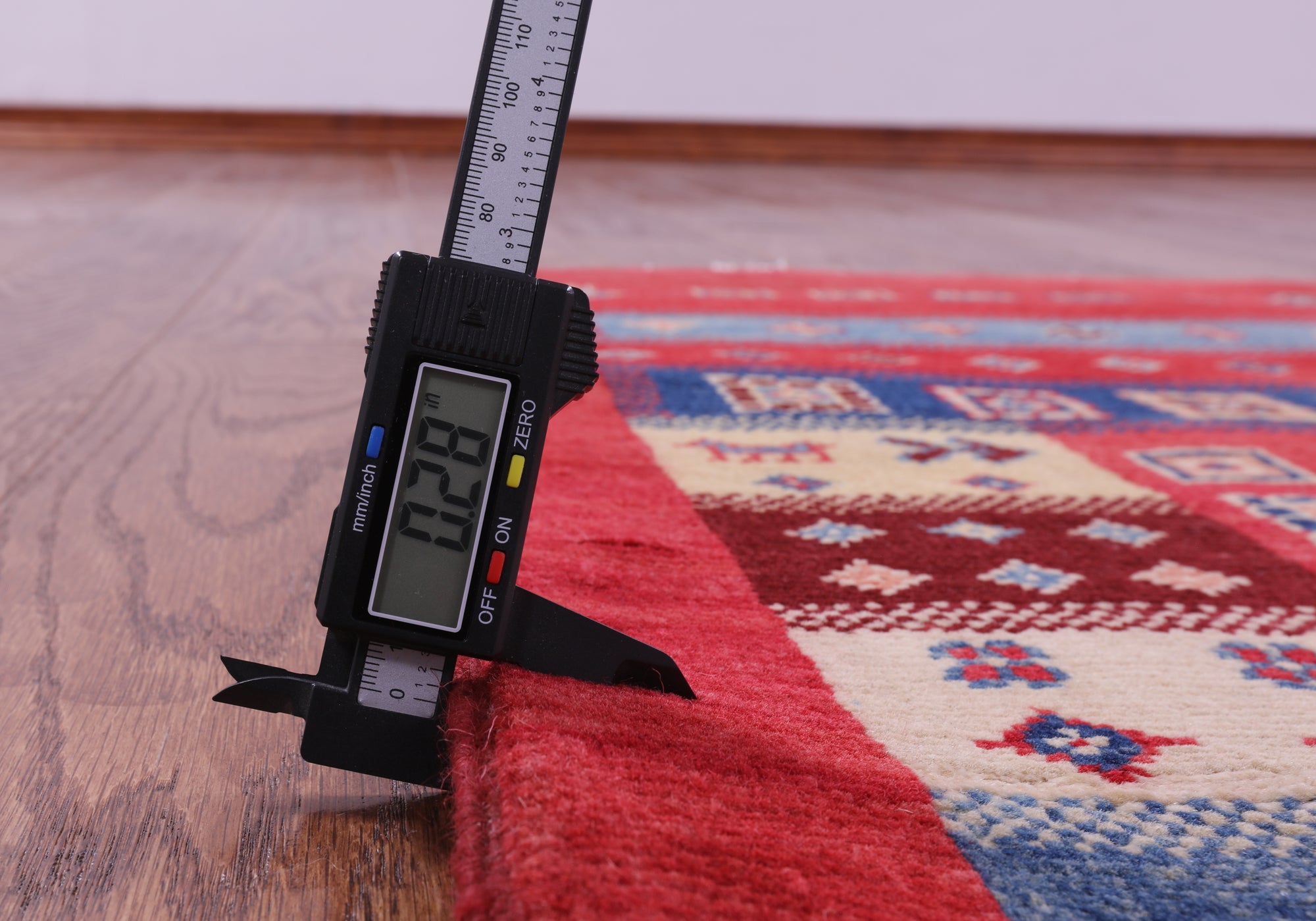 Tribal Persian Gabbeh Hand Knotted Wool Rug - 3' 2" X 4' 10" - Golden Nile