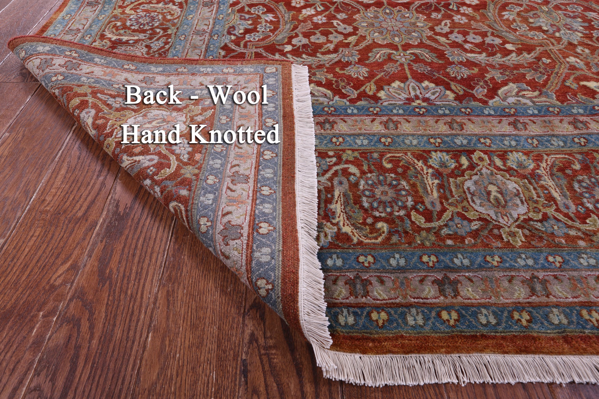 Persian Tabriz Handmade Wool Rug - 9' 1" X 12' 9" - Golden Nile