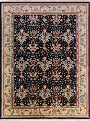 William Morris Hand Knotted Wool Rug - 9' 1