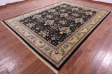 William Morris Hand Knotted Wool Rug - 9' 1" X 12' 1" - Golden Nile