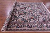 Ivory William Morris Hand Knotted Wool Rug - 8' 0" X 10' 3"