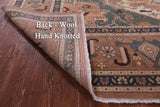 Antiqued Persian Heriz Serapi Hand Knotted Wool Rug - 8' 0" X 10' 3" - Golden Nile