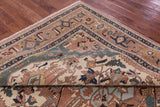 Antiqued Persian Heriz Serapi Hand Knotted Wool Rug - 8' 0" X 10' 3" - Golden Nile