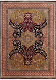 Persian Tabriz Handmade Wool Rug - 9' 0" X 12' 0" - Golden Nile