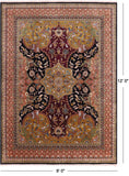 Persian Tabriz Handmade Wool Rug - 9' 0" X 12' 0" - Golden Nile