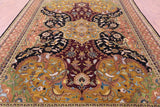 Persian Tabriz Handmade Wool Rug - 9' 0" X 12' 0" - Golden Nile