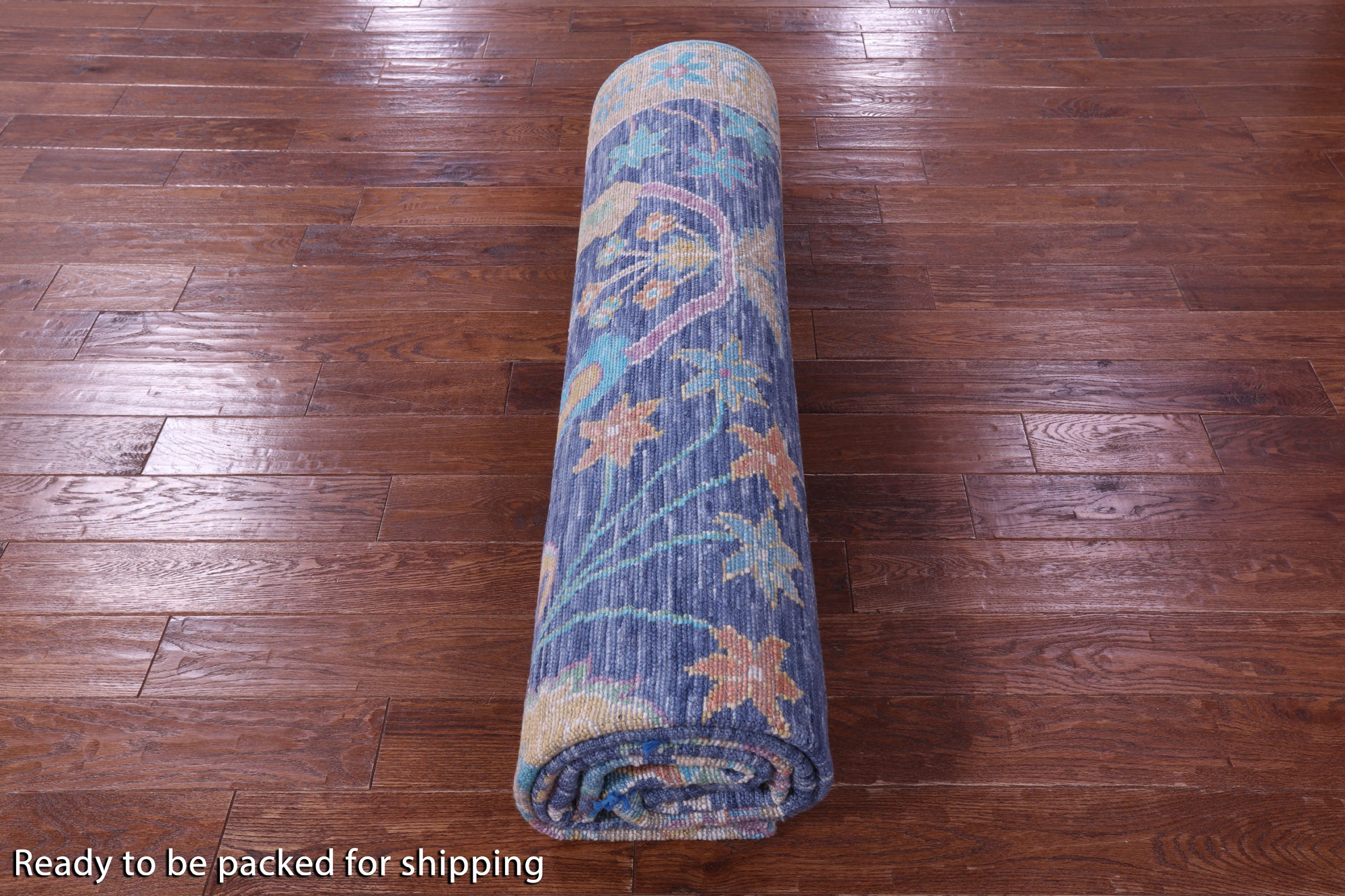 Turkish Oushak Hand Knotted Wool Rug - 9' 0" X 12' 0" - Golden Nile