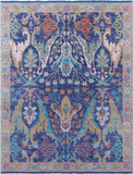 Turkish Oushak Hand Knotted Wool Rug - 9' 0" X 12' 0" - Golden Nile