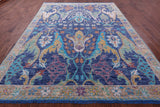 Turkish Oushak Hand Knotted Wool Rug - 9' 0" X 12' 0" - Golden Nile