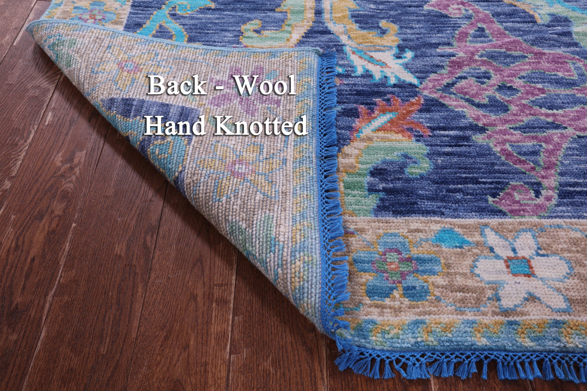 Turkish Oushak Hand Knotted Wool Rug - 9' 0" X 12' 0" - Golden Nile
