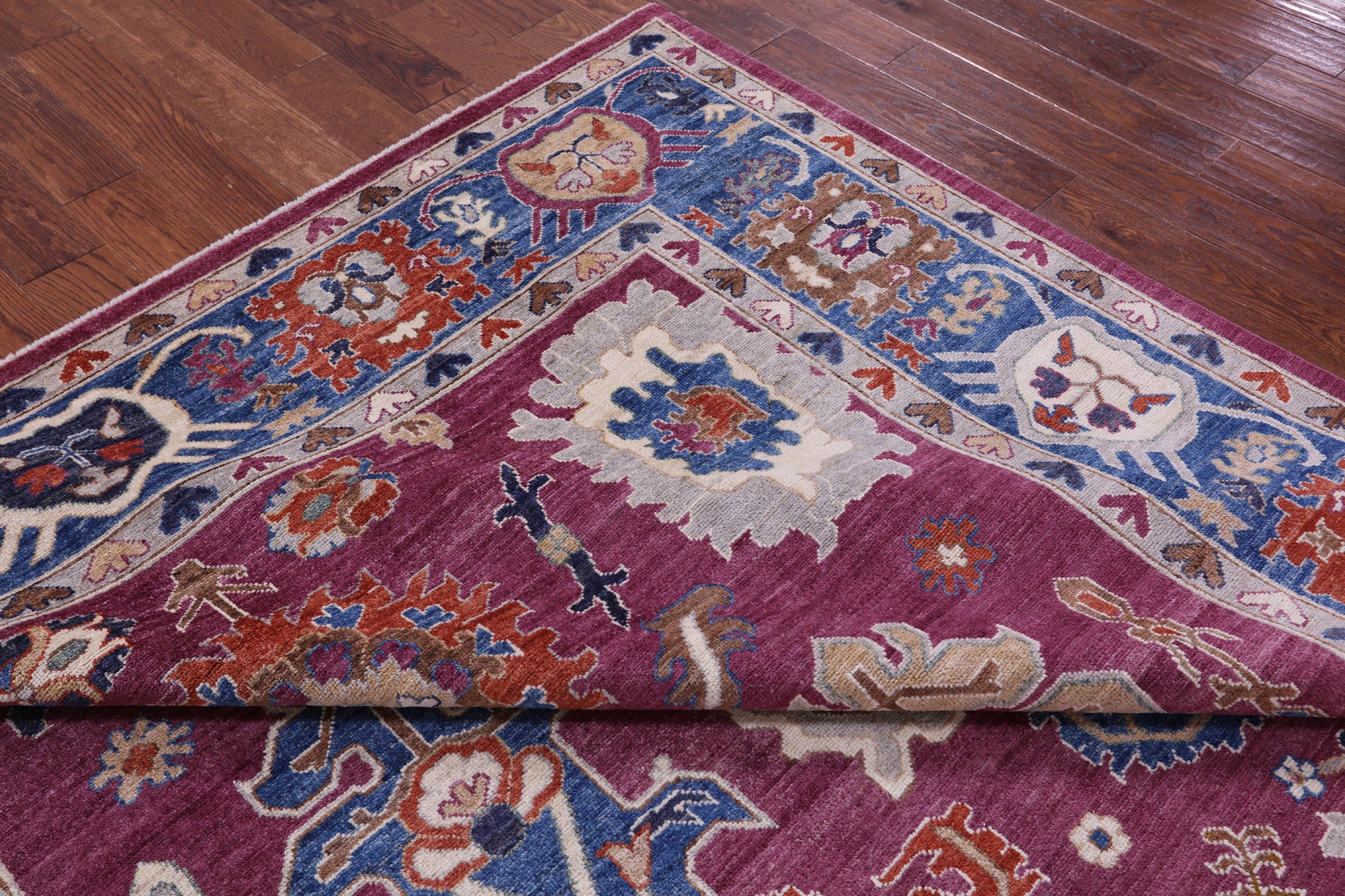 Persian Fine Serapi Handmade Wool Rug - 8' 3" X 9' 9" - Golden Nile