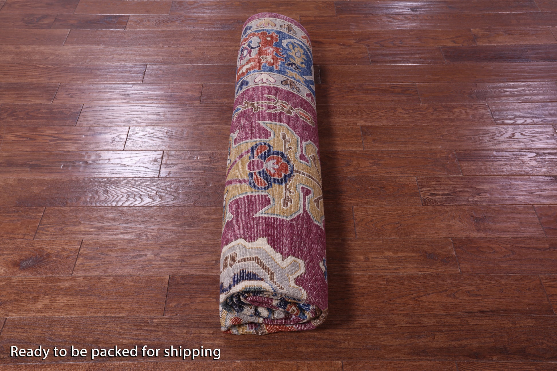 Persian Fine Serapi Handmade Wool Rug - 8' 3" X 9' 9" - Golden Nile