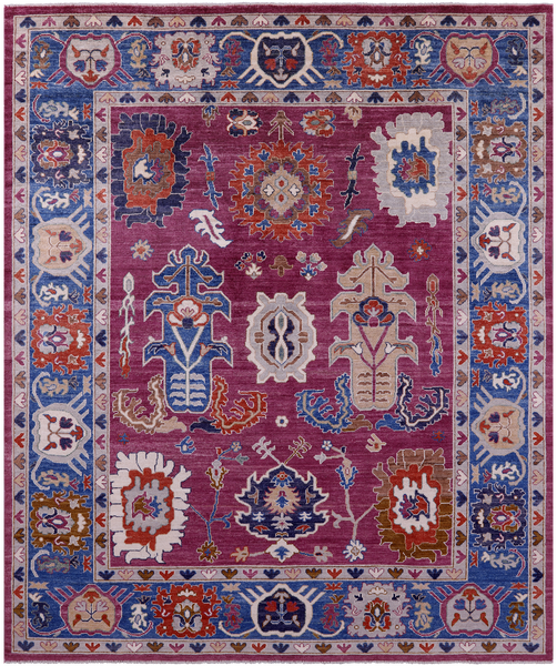 Persian Fine Serapi Handmade Wool Rug - 8' 3" X 9' 9" - Golden Nile