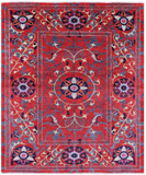 William Morris Handmade Wool Rug - 8' 1" X 9' 9" - Golden Nile