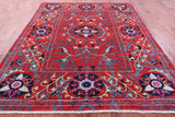 William Morris Handmade Wool Rug - 8' 1" X 9' 9" - Golden Nile