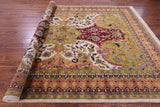 Persian Tabriz Hand Knotted Wool Rug - 8' 7" X 12' 4" - Golden Nile